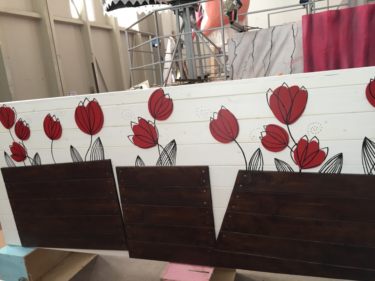 Allestimento per Locale (panche in Legno)