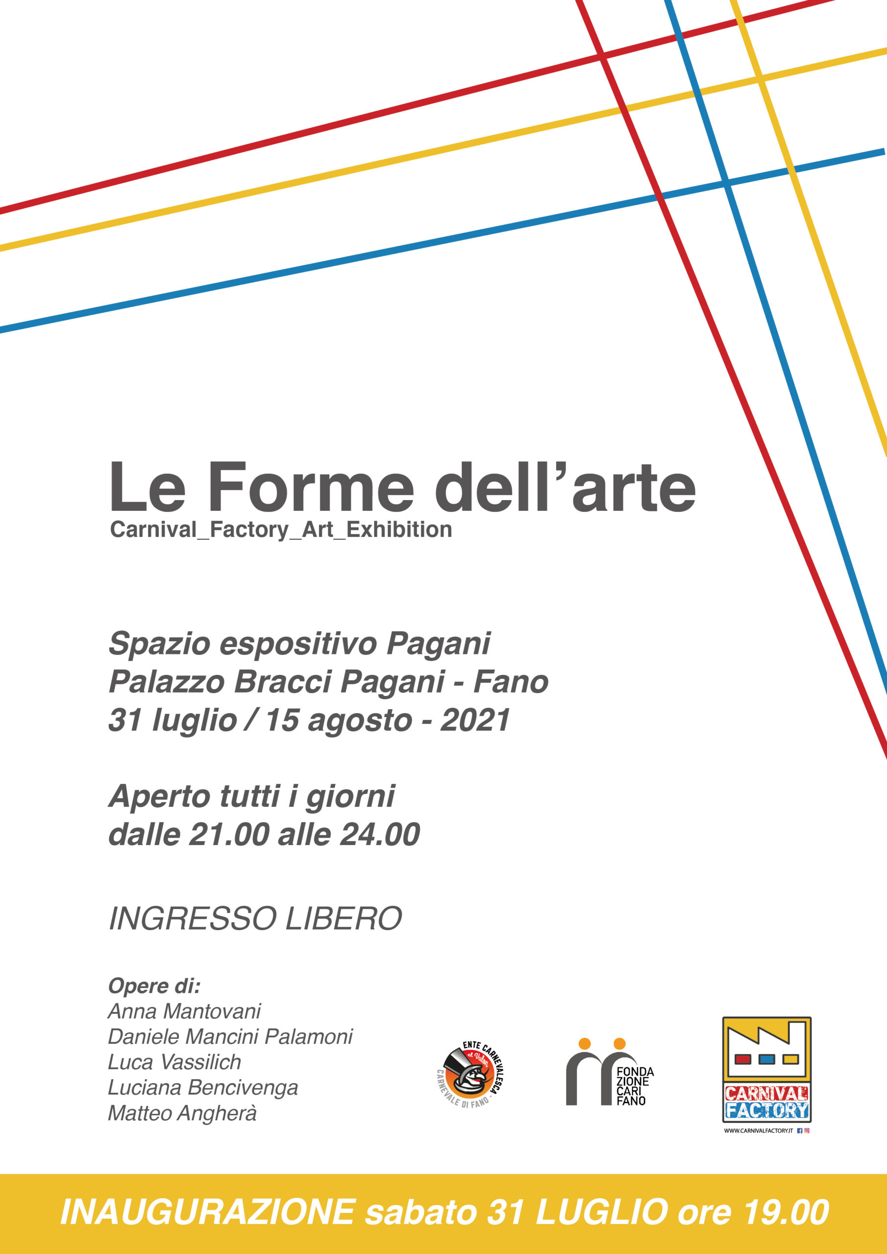 Le forme dell’arte (Luglio 2021)